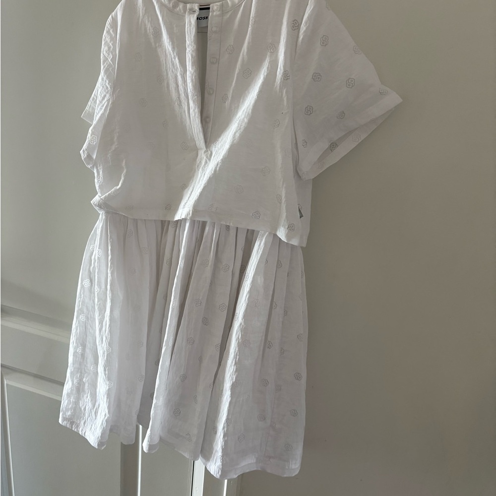Boss kids White Short Sleeve Dress